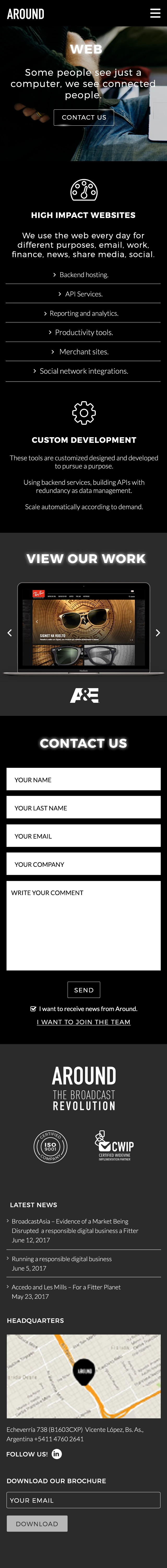 Around mobile Web solutions