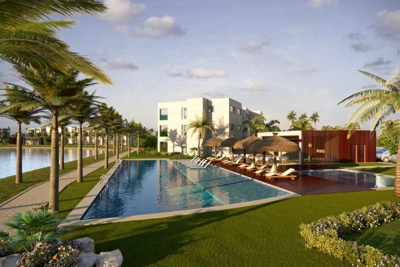 Iberostate resort — pool, villas, and tropical landscaping at an Iberostar property