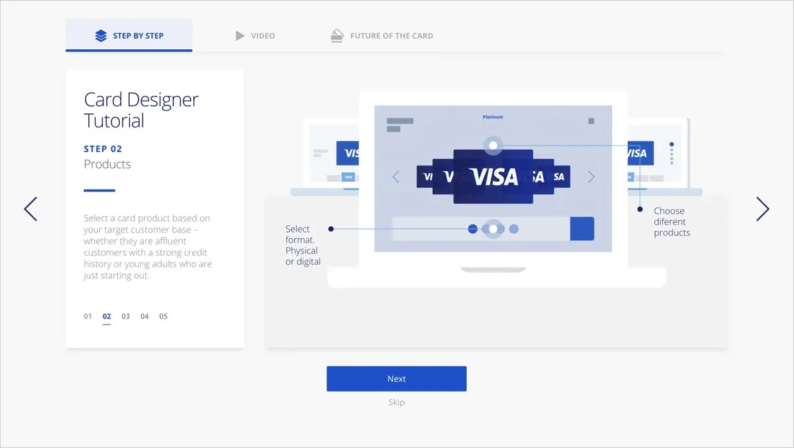 Visa Card Designer — start custom card design