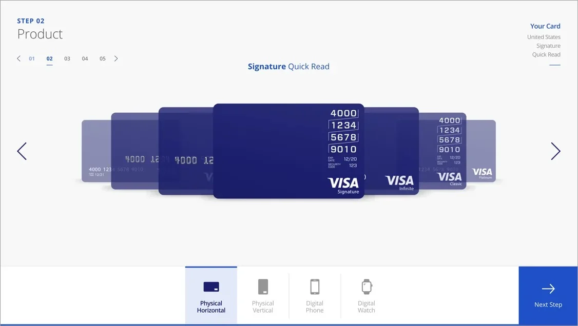Visa Card Designer — refine design